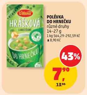 POLÉVKA DO HRNEČKU různé druhy, 14-27 g 