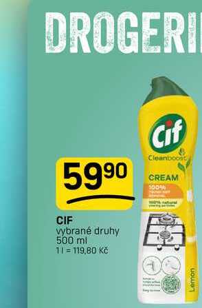 CIF vybrané druhy 500 ml