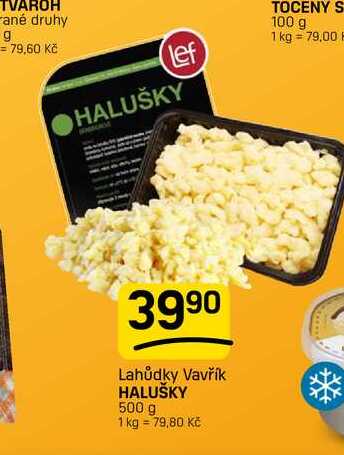 HALUŠKY 500g