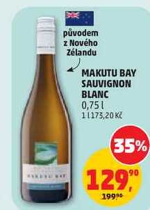MAKUTU BAY SAUVIGNON BLANC, 0,75 l