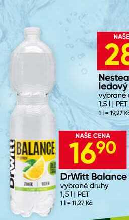 DrWitt Balance vybrané druhy 1,5l PET