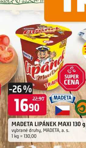 MADETA LIPÁNEK MAXI 130 g 