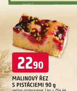 MALINOVÝ ŘEZ S PISTÁCIEMI 90 g 