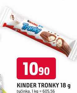 KINDER TRONKY 18 g