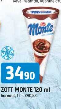 ZOTT MONTE 120 ml kornout