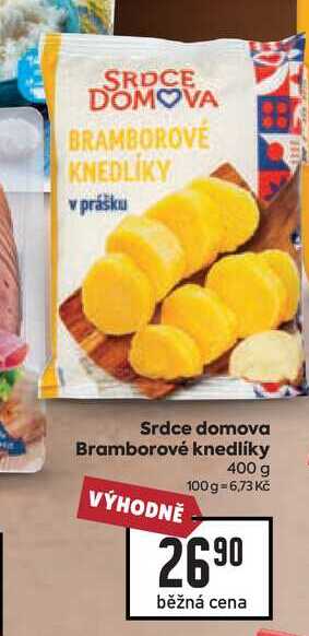 Srdce domova Bramborové knedlíky 400 g