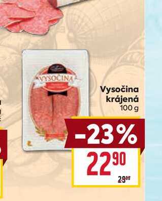 Vysočina krájená 100 g