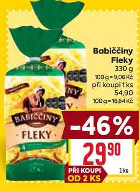 Babiččiny Fleky 330 g 