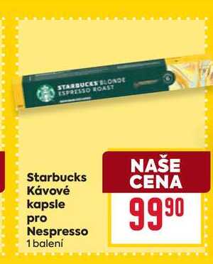 Starbucks Κávové kapsle pro Nespresso 1 balení