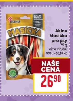 Akinu Masička pro psy 75g