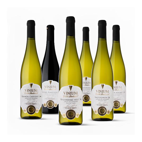 Vinium MIX karton přívlastková vína, sklo 6x0,75l