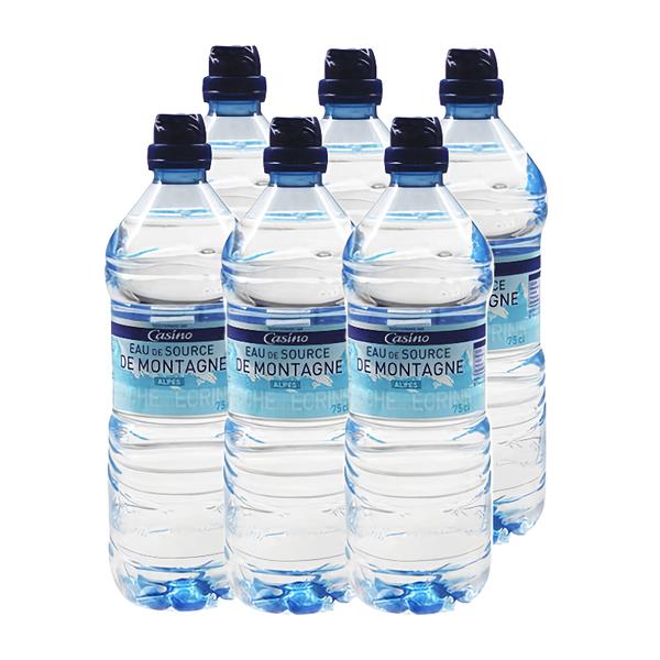 Casino Horská voda Sport, 6x750ml