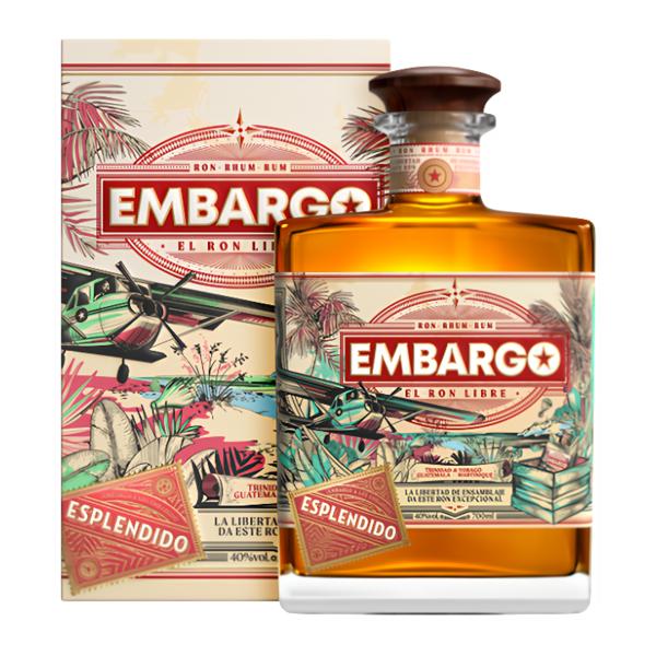 Embargo Anejo Esplendido rum 40% dárkový box