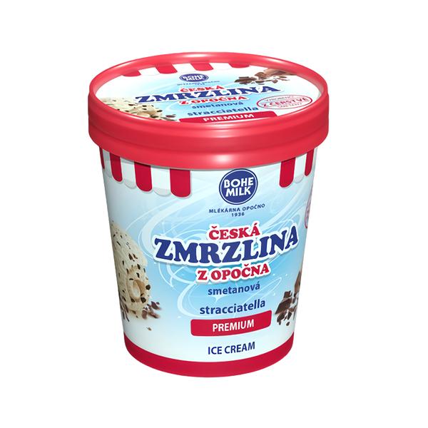 Bohemilk Premium Česká zmrzlina z Opočna Stracciatella