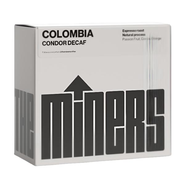The Miners Colombia Condor Decaf kávová zrna