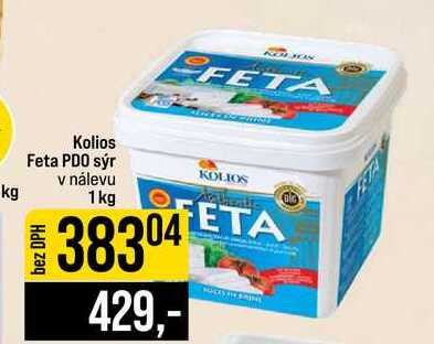 Kolios Feta PDO sýr v nálevu 1kg