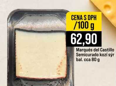 Marqués del Castillo Semicurado kozí sýr bal. cca 80 g