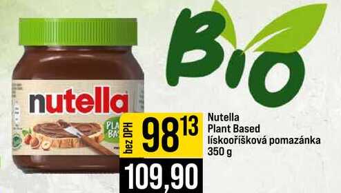 Nutella Plant Based lískooříšková pomazánka 350 g 