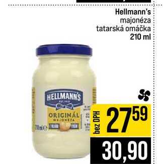 Hellmann's majonéza tatarská omáčka 210 ml 
