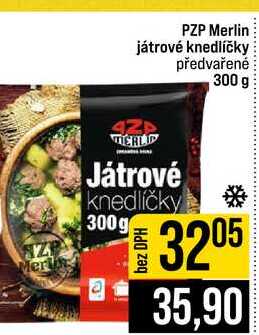 PZP Merlin játrové knedlíčky předvařené 300 g