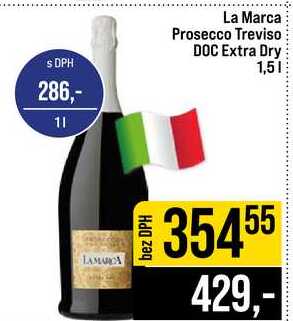 La Marca Prosecco Treviso DOC Extra Dry 1,5l