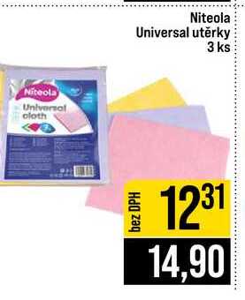 Niteola Universal utěrky 3 ks 