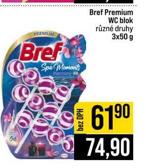 Bref Premium WC blok různé druhy 3x50 g