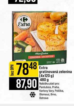 Extra gratinovaná zelenina (4x120 g) 480 g