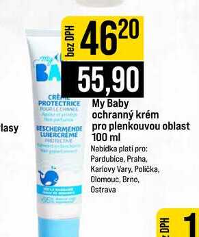My Baby ochranný krém pro plenkouvou oblast 100 ml