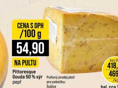Pittoresque Gouda 50% sýr 100g