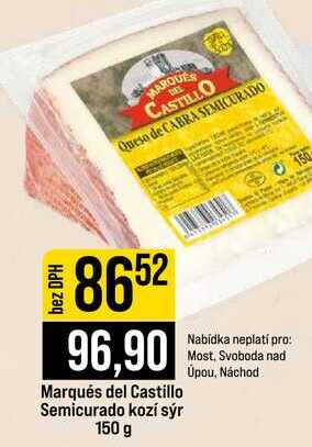 Marqués del Castillo Semicurado kozí sýr 150 g