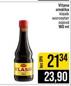 Vitana omáčka klasik worcester sojová 160 ml