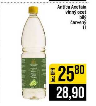 Antica Acetaia vinný ocet bílý červený 1l