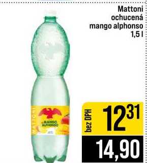 Mattoni ochucená mango alphonso 1,5l