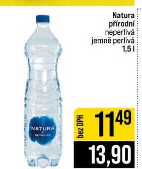 Natura přírodní neperlivá jemně perlivá 1,5l