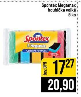 Spontex Megamax houbička velká 5 ks