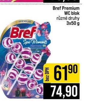 Bref Premium WC blok různé druhy 3x50 g