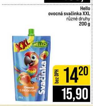 Hello ovocná svačinka XXL různé druhy 200 g