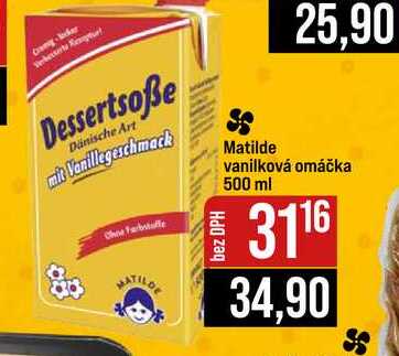 Matilde vanilková omáčka 500 ml 