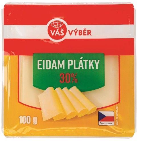VÁŠ VÝBĚR Eidam 30%, 100 g