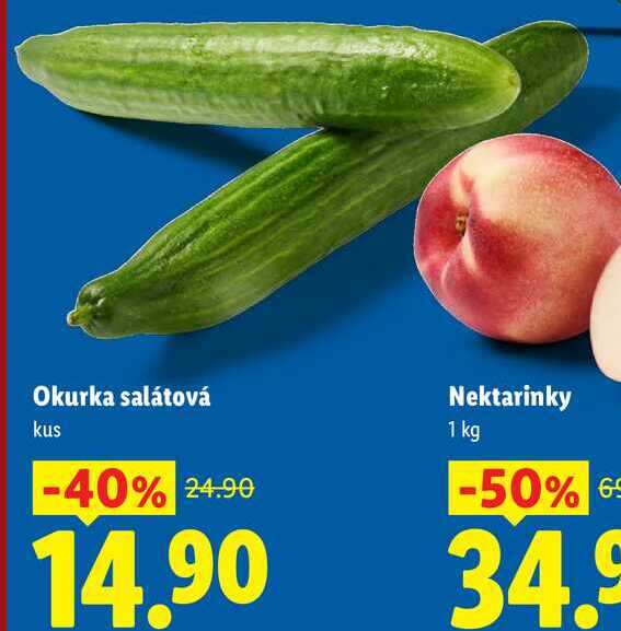Okurka salátová, kus