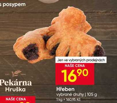 Hřeben vybrané druhy 105 g