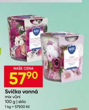 Svíčka vonná mix vůni 100 g