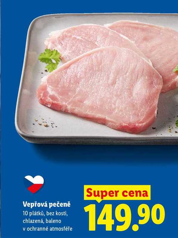 Vepřová pečeně, 10 plátků