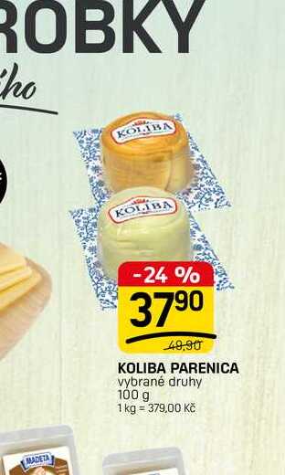 KOLIBA PARENICA vybrané druhy 100 g