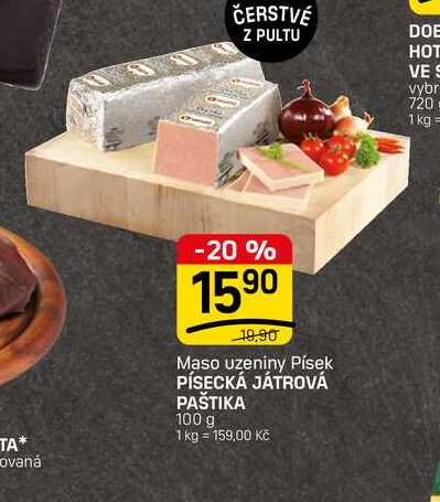 PÍSECKÁ JÁTROVÁ PAŠTIKA 100 g
