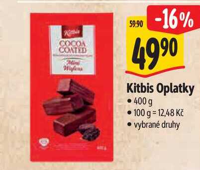   Kitbis Oplatky 400 g 
