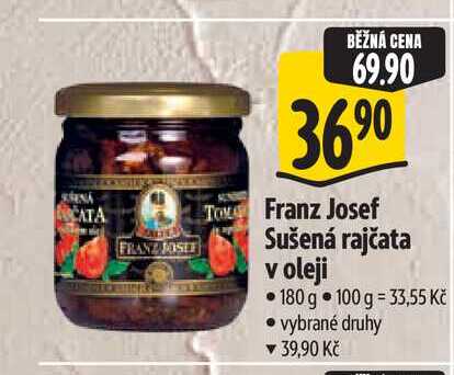 Franz Josef Sušená rajčata v oleji 180 g