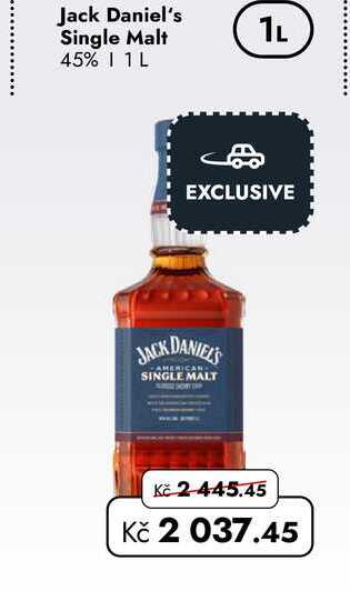 Jack Daniel's Single Malt 45% 1L