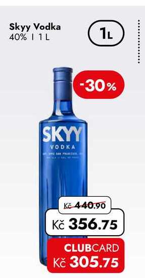 Skyy Vodka 40% 1L
